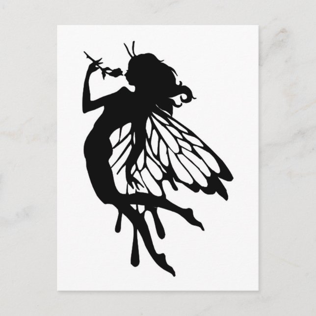 Fairy Butterfly Postkarte (Vorderseite)