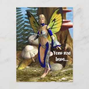 Fairy Butterfly Postkarte