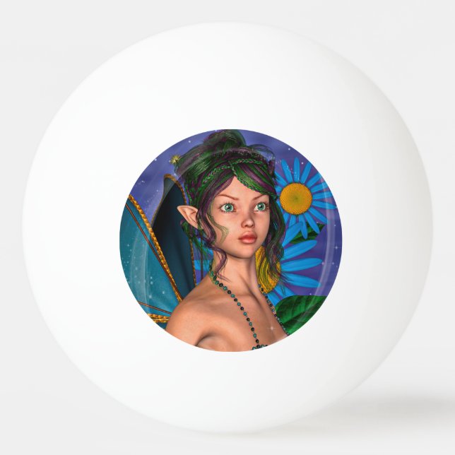 Fairy Butterfly Tischtennisball (Vorderseite)