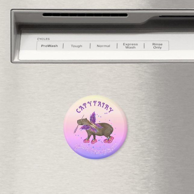 Fairy Capybara Magic Magnet (In Situ (Geschirrspüler))