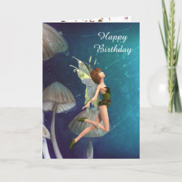 Fairy Card "Happy Birthday" Karte