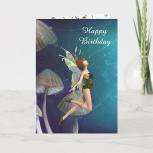 Fairy Card "Happy Birthday" Karte