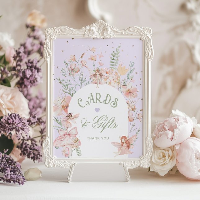 Fairy Cards and gifts Whimsical Purple Birthday Poster (Von Creator hochgeladen)