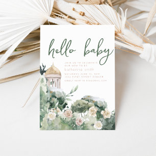 Fairy Castle Fantasy Baby Dusche Einladung