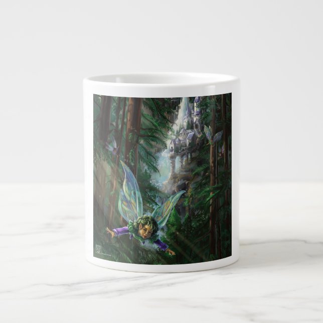 Fairy Castle Forest Jumbo-Tasse (Vorderseite)