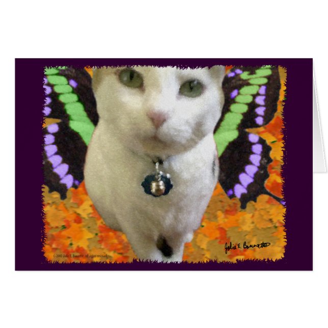 Fairy Cat Card (Vorderseite (Horizontal))