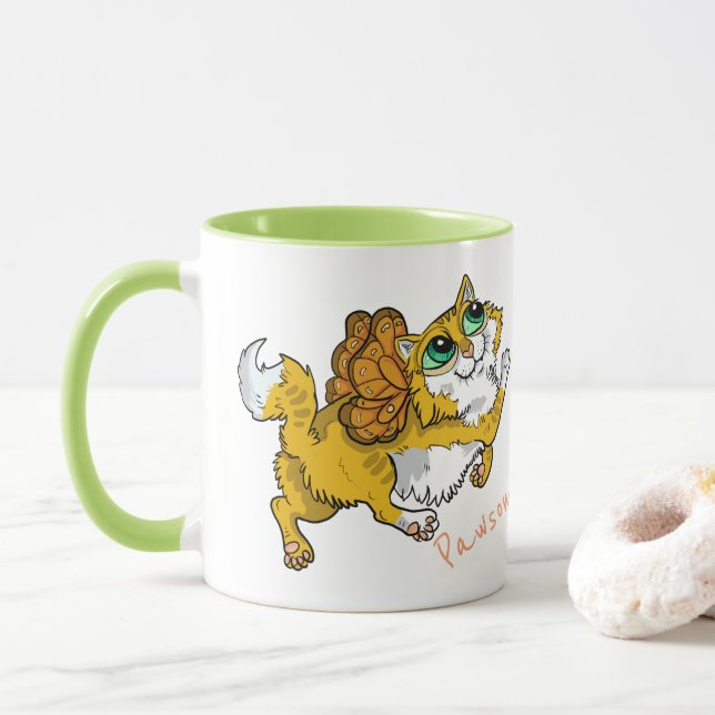 Fairy Cat Pawsome! Tasse (Mit Donut)