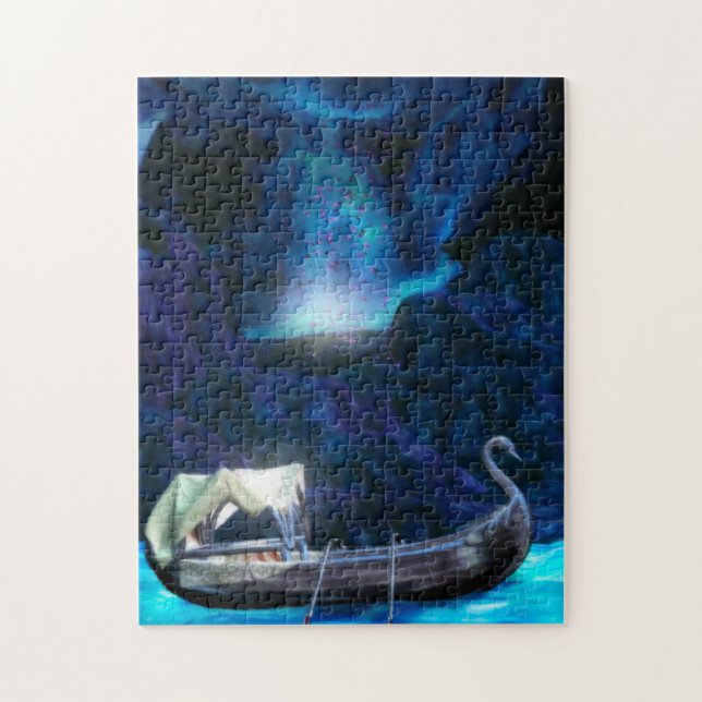 Fairy Cavern Fantasy Landschaftliche Digitale Kuns Puzzle (Vertikal)