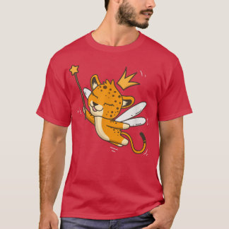 Fairy Cheetah Wildlife Mystical Animal Cheetah Fai T-Shirt