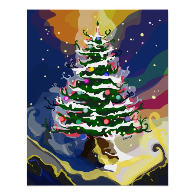 Fairy Christmas Tree Poster (Vorderseite)