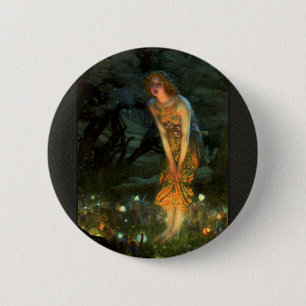 Fairy Circle Fairies Midsommer Eve Button