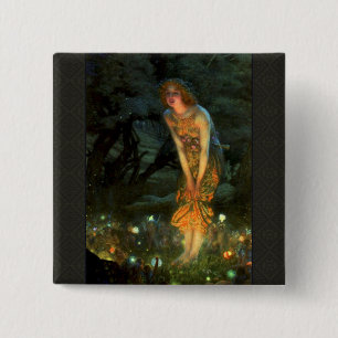 Fairy Circle Fairies Midsommer Eve Button