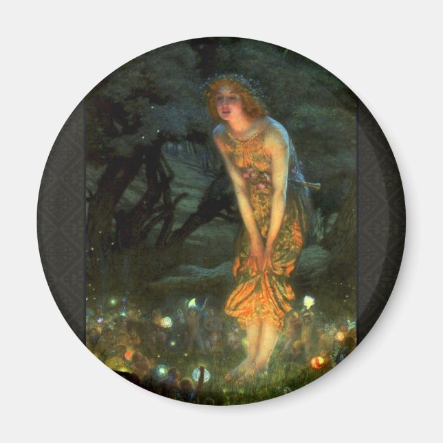 Fairy Circle Fairies Midsommer Eve Magnet (Vorne)