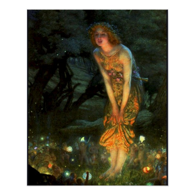 Fairy Circle Fairies Midsommer Eve Poster (Vorderseite)