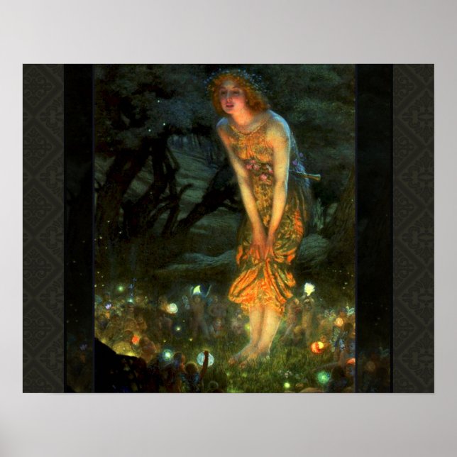 Fairy Circle Fairies Midsommer Eve Poster (Vorne)