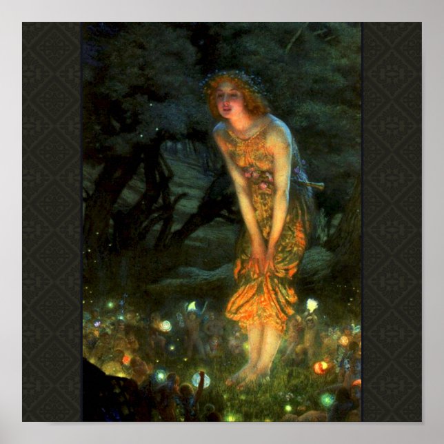 Fairy Circle Fairies Midsommer Eve Poster (Vorne)