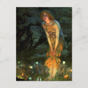 Fairy Circle Fairies Midsommer Eve Postkarte