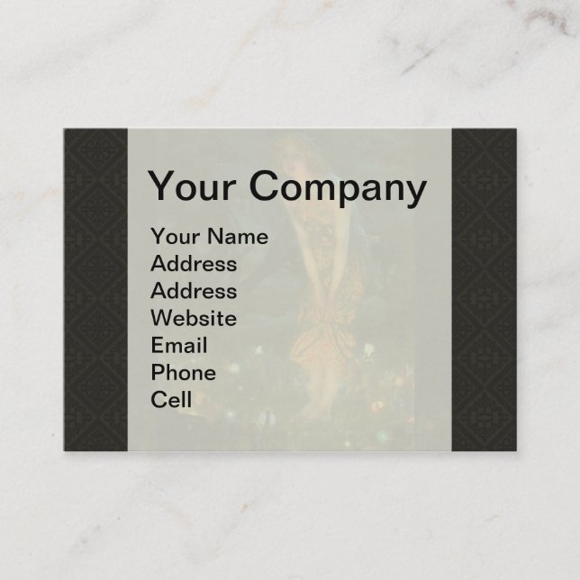 Fairy Circle Fairies Midsommer Eve Visitenkarte (Vorderseite)