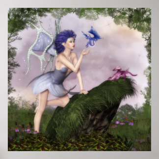 Fairy Conversations: Drachen Poster