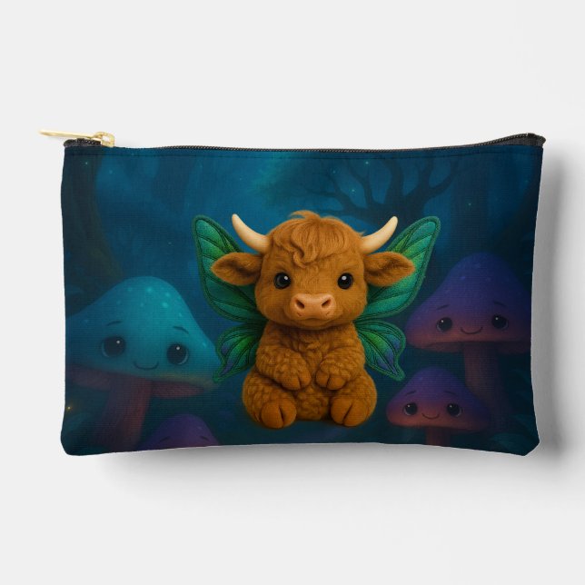Fairy Critters™ Fairy Highland Calf  Zubehörtasche (Vorderseite)
