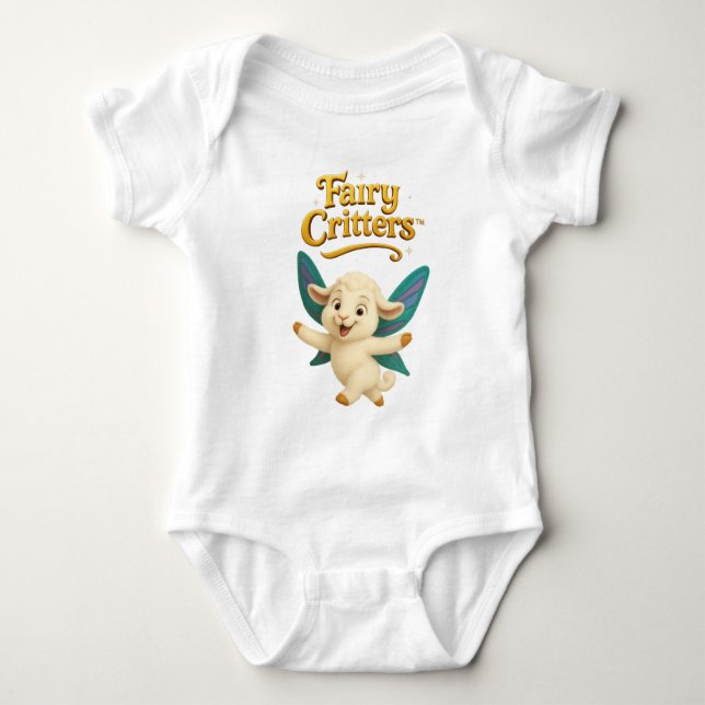 Fairy Critters™ Fairy Lamb Baby Strampler (Vorderseite)