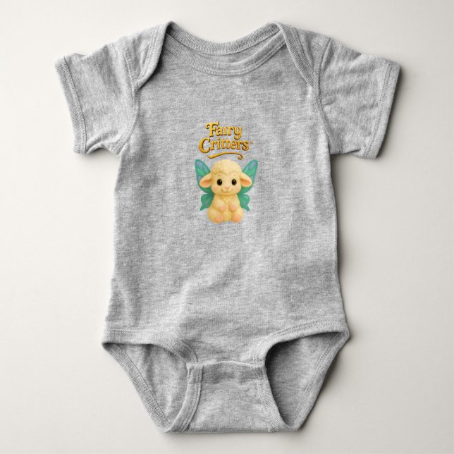 Fairy Critters™ Feenlamm Baby Strampler (Vorderseite)