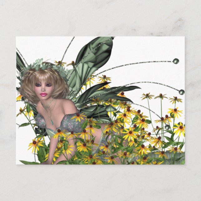 Fairy Daisy Postkarte (Vorderseite)
