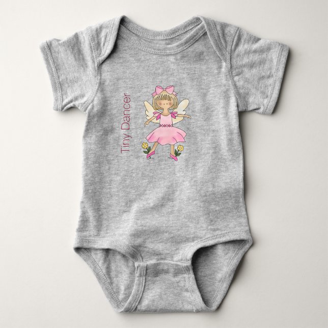 Fairy Dancer Baby's One Piece Tutu Bodysuit Baby Strampler (Vorderseite)