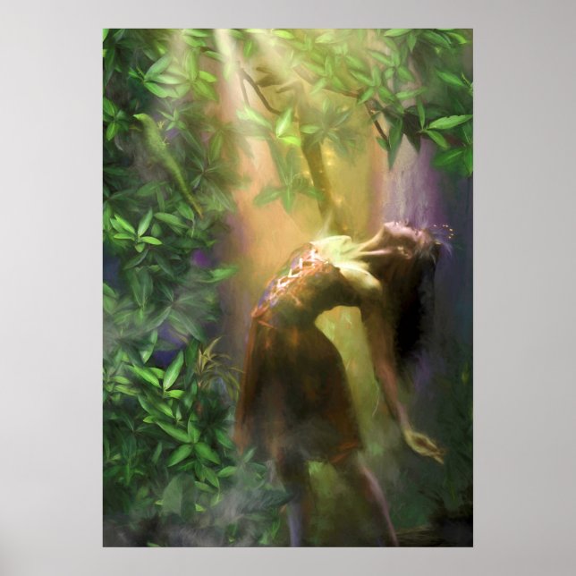 FAIRY DANCER TANZEN IM LIMONEN LICHT POSTER (Vorne)
