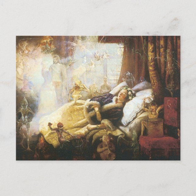 Fairy das Zeug, dass Träume gemacht werden Postkarte (Vorderseite)