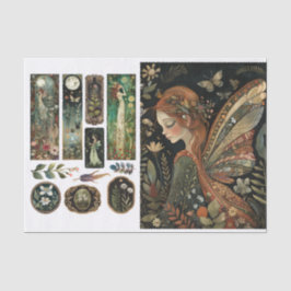 Fairy Decoupage mit Sm. Designs für Gewebepapier Seidenpapier