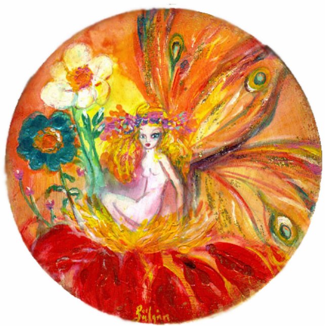 FAIRY DER BLUME FREISTEHENDE FOTOSKULPTUR  (Vorne)