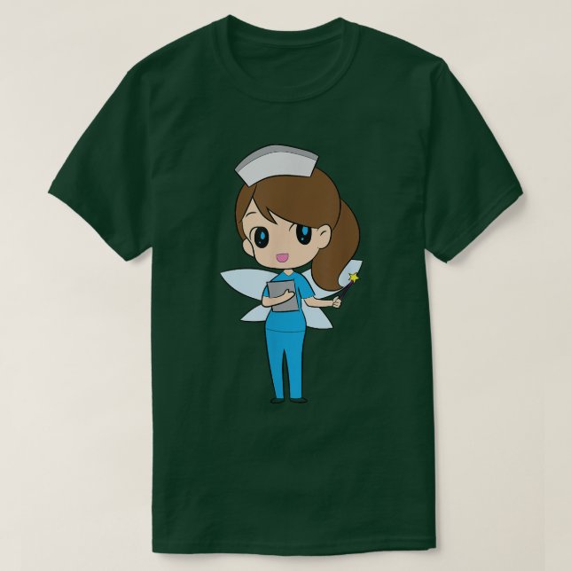 Fairy Design ER Nurse T-Shirt (Design vorne)