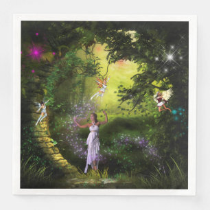 Fairy Dinner Napkin Serviette