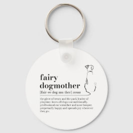 Fairy Dogmata Definition Schlüsselring, Dog Mum Ge Schlüsselanhänger