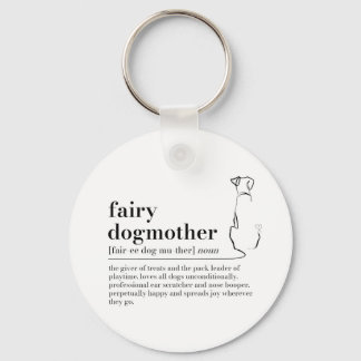 Fairy Dogmata Definition Schlüsselring, Dog Mum Ge Schlüsselanhänger