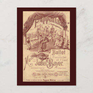Fairy Doll Ballet - Die Puppenfee - Josef Bayer Postkarte