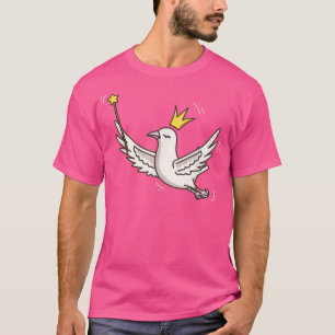 Fairy Dove Wildlife Mystical Bird Dove Fairy Lover T-Shirt