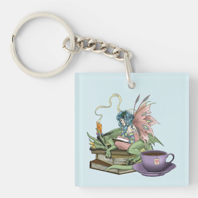 Fairy Dragon Books Tea Friendship  Schlüsselanhänger (Vorderseite)