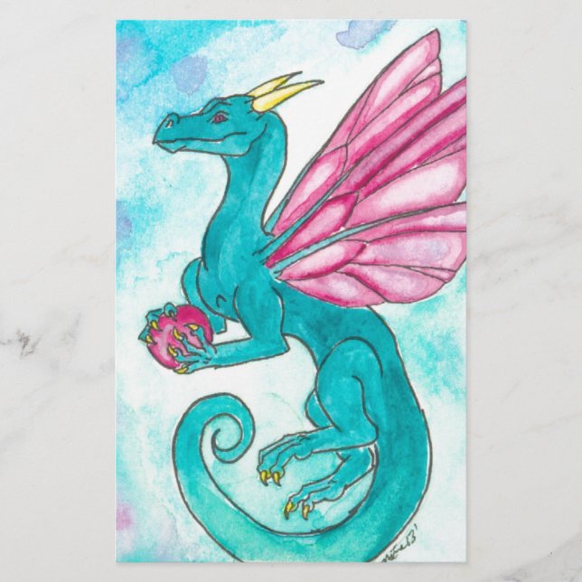 Fairy Dragon Briefpapier (Vorderseite)