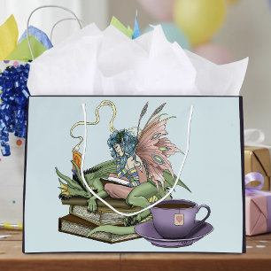 Fairy Dragon Bücher Tee Freundschaft Große Geschenktüte