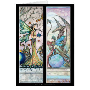 Fairy Dragon Lesezeichens Card von Molly Harrison