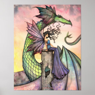Fairy Dragon Poster ein abgelegener Ort