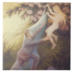 Fairy Dream (von Theodor Severin Kittelsen) Fliese
