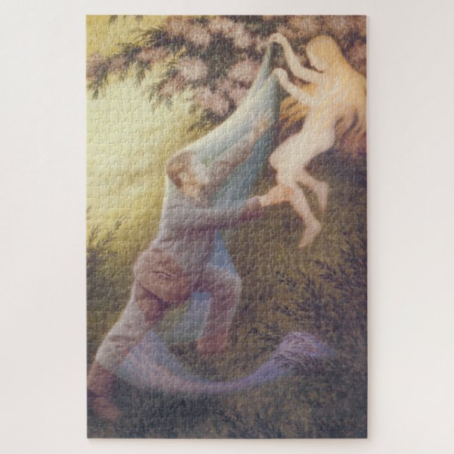 Fairy Dream (von Theodor Severin Kittelsen) Puzzle (Vertikal)