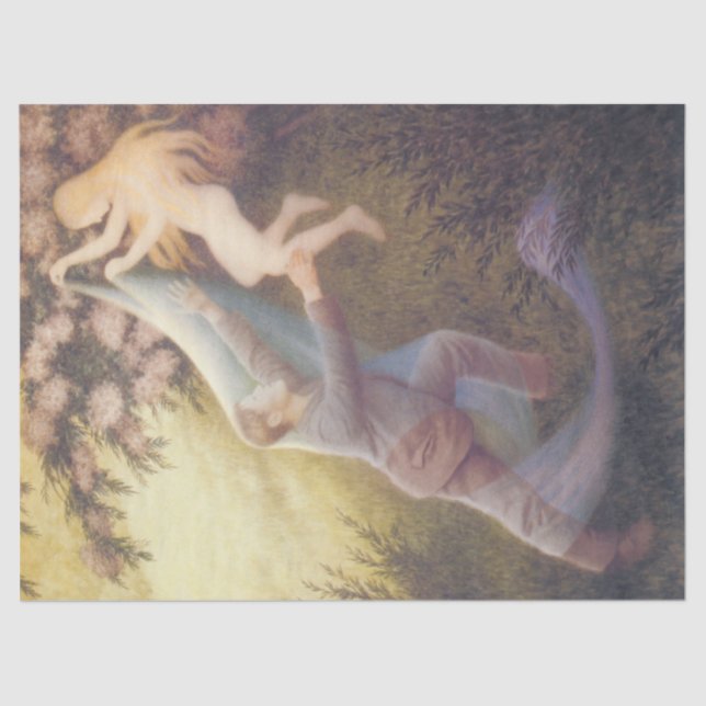 Fairy Dream (von Theodor Severin Kittelsen) Seidenpapier (Vorderseite)
