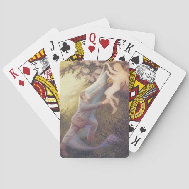 Fairy Dream (von Theodor Severin Kittelsen) Spielkarten (Rückseite)