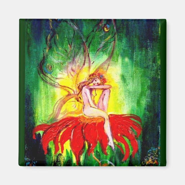 FAIRY DREAMING AUF DER BLUME MAGNET (Vorne)