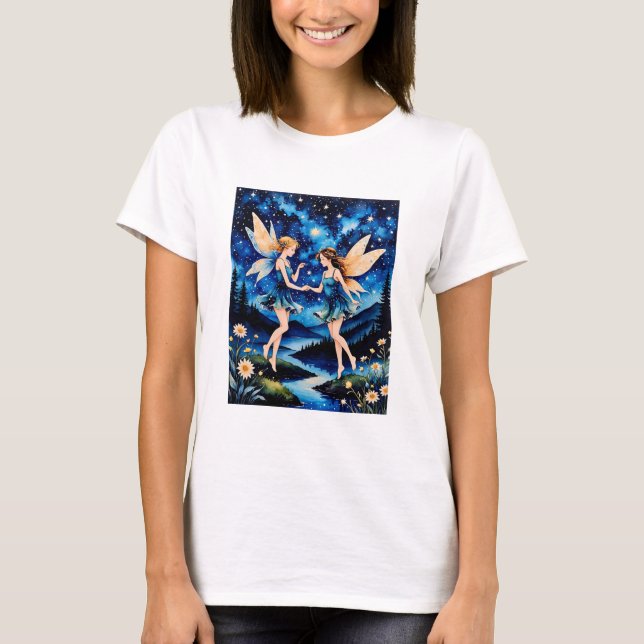 Fairy Dreamland Starry Night T-Shirt (Vorderseite)