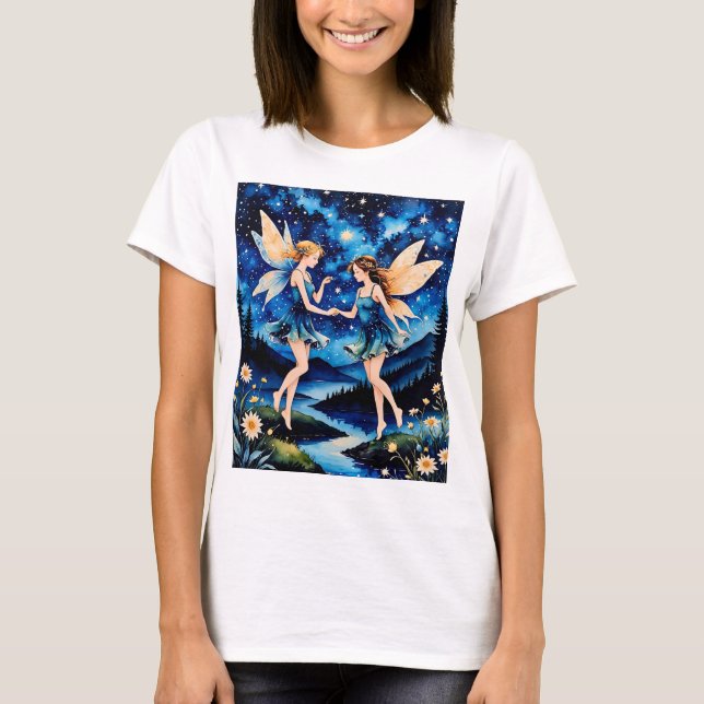 Fairy Dreamland Starry Night T-Shirt (Vorderseite)